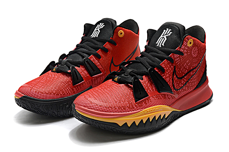 Nike Kyrie 7 Red Black Yellow Shoes